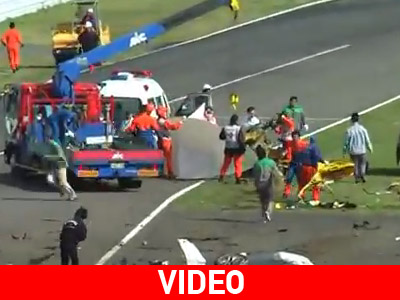 Ένα από τα πιο σοκαριστικά ατυχήματα με Ferrari…